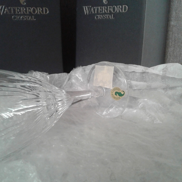 4 New In Box Waterford Crystal "Aurora" Glasses - Picture 2 of 5